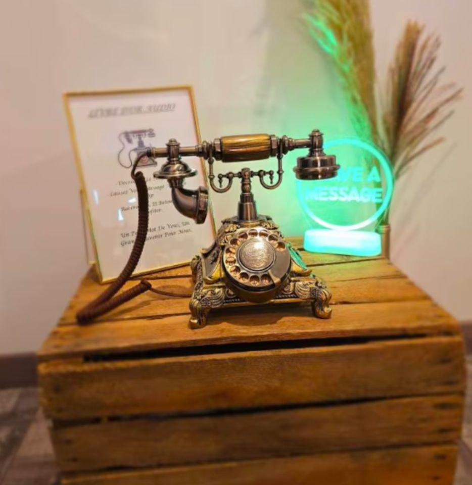 Audio Gästebuch N Audioguestbook Retro Telefon mieten bei Eventbeatz