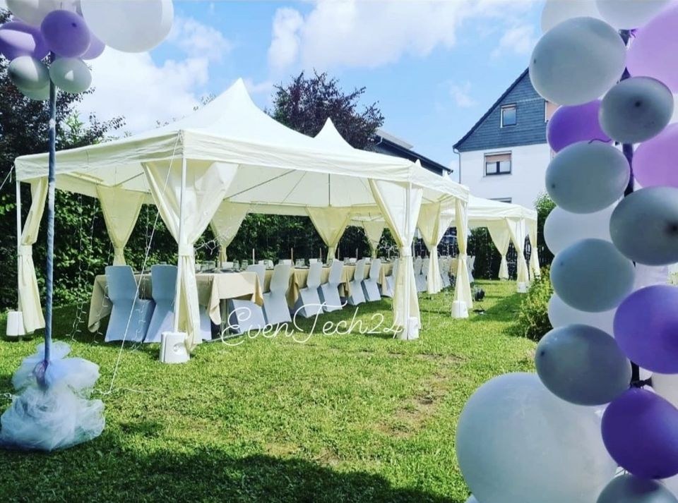 Pagodenzelt Pagode Messezelt Festzelt 5x5m mieten bei ET – 2