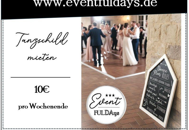 Tanzschild DJ Musik Tanzen Box Musikanlage mieten bei EventFULDAys – 2