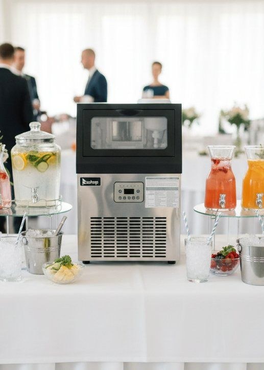Eiswürfelmaschine Eiswürfel Bar Sektempfang mieten bei EventFULDAys – 3