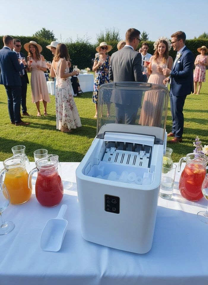 Eiswürfelmaschine Sektempfang Bar Barausstattung mieten in Fulda – 3