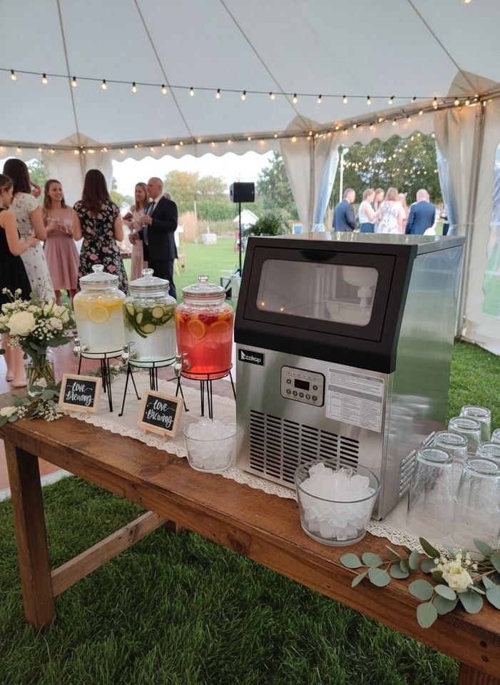 Eiswürfelmaschine Eiswürfel Bar Sektempfang mieten bei EventFULDAys – 4