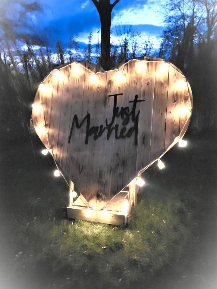 Holzherz XXL Herz Holz groß Deko Dekoration mieten bei EventFULDAys – 3