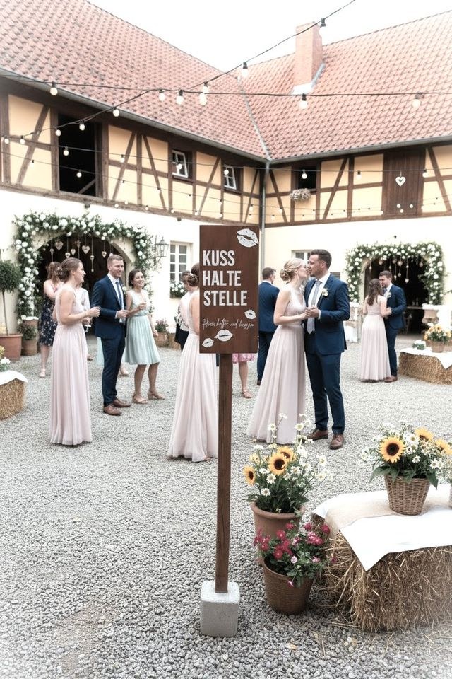 Kusshaltestelle Idee Spiel Geschenk Gastgeschenk mieten in Fulda – 2
