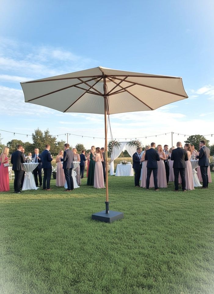 Sonnenschirm Zelt Pavillon Sonnenschutz mieten bei EventFULDAys – 2
