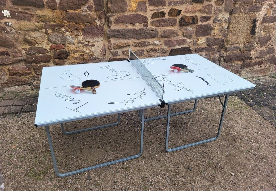 Tischtennis Brautpaar Unterhaltung Idee Spiel mieten bei EventFULDAys – 4