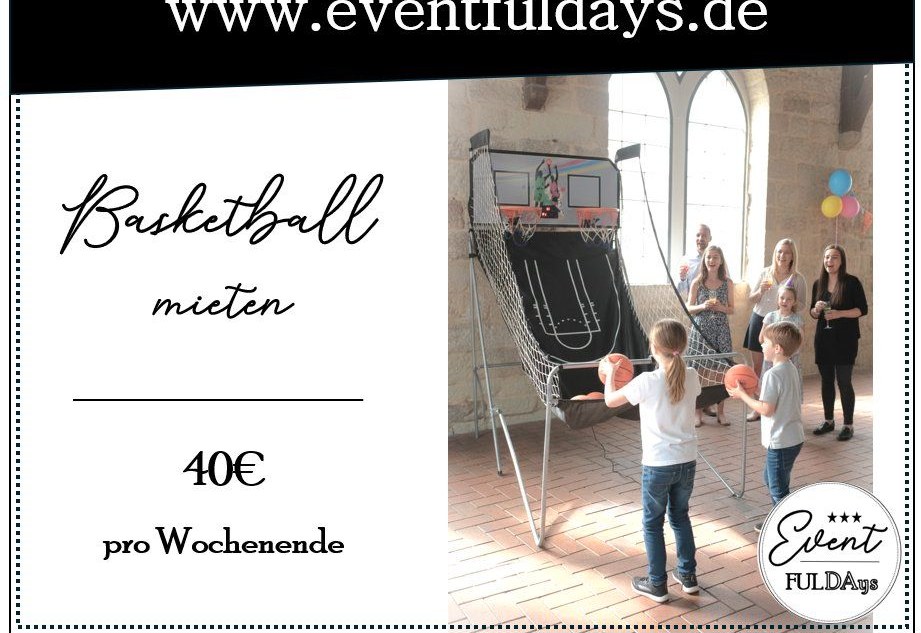 Basketball Spiel Polterabend Kinder DJ mieten bei EventFULDAys
