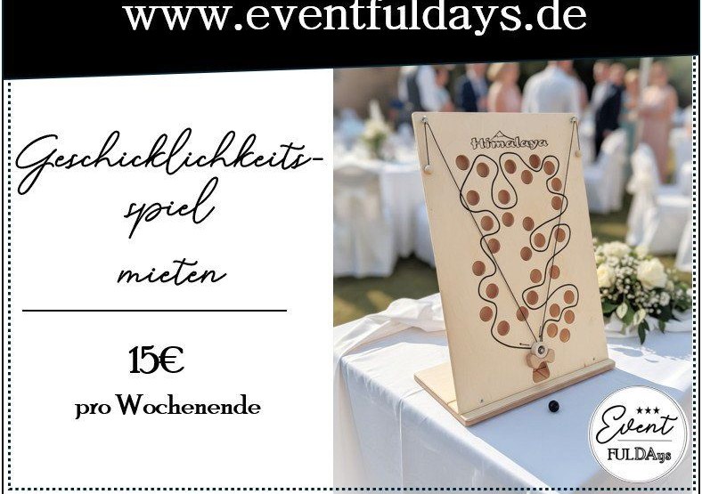 Spiel Kinder Partyspiel Kinderspiel Holz mieten bei EventFULDAys