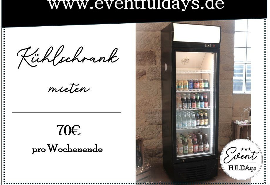 Kühlschrank Getränkekühlschrank mieten bei EventFULDAys