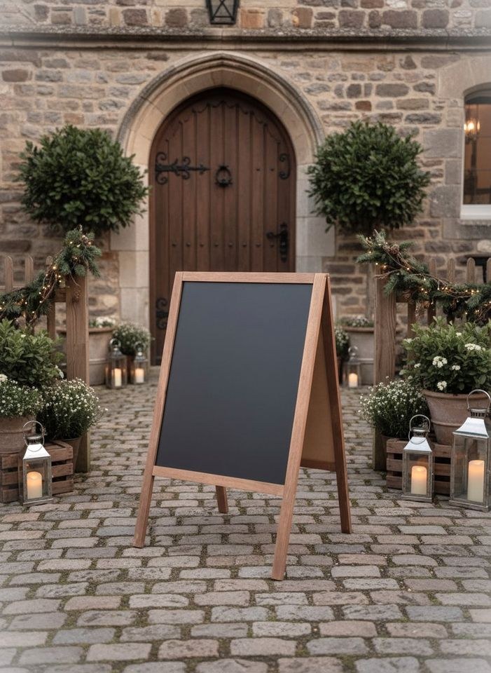Aufsteller Kreidetafel Schild Willkommensschild mieten in Fulda – 2