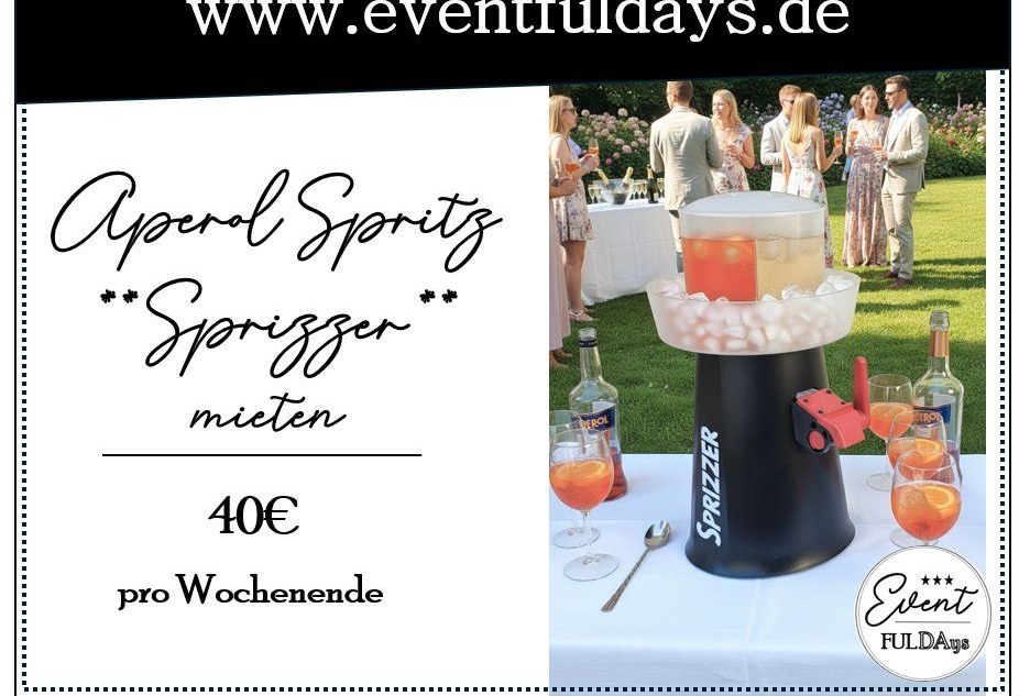 Aperol Spritz Bar Sprizzer Sektempfang mieten in Fulda – mobile Bar