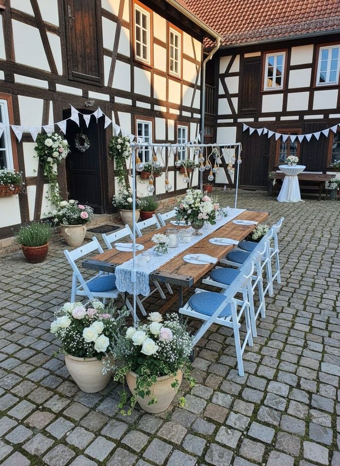 Tische Stühle Holztisch Tisch mieten in Fulda – Sitzplätze für alle – 3