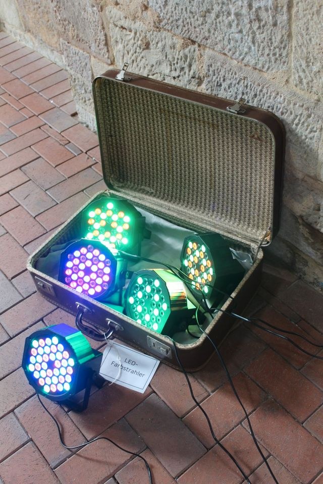 Lichter Lichterkette Strahler Musik DJ Licht mieten bei EventFULDAys – 4