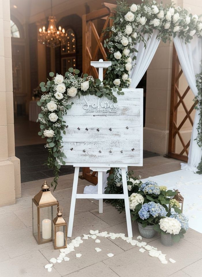 Schild Staffelei Willkommen Deko mieten in Fulda – für die Hochzeit – 4