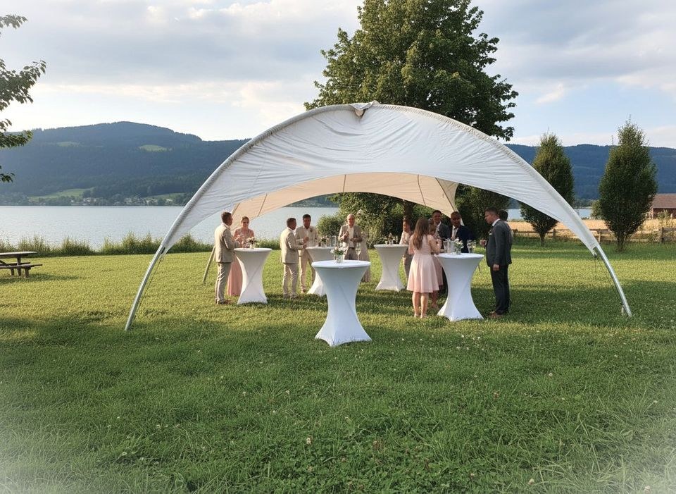 Zelt Pavillon Kuppelzelt Sonnenschirm mieten bei EventFULDAys – 2