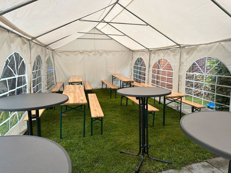 Partyzelt Festzelt PVC 4x8m mieten bei Eventify – für große Feiern – 2