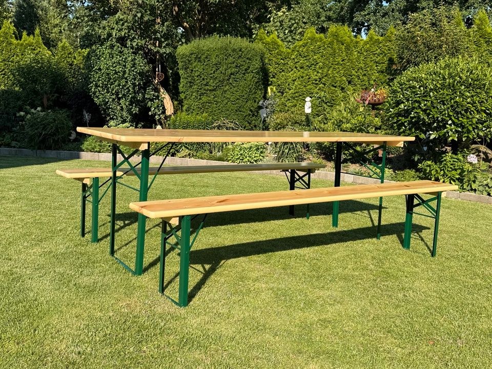 Bierzeltgarnitur Bierbänke 220x70cm mieten bei Eventify – 3