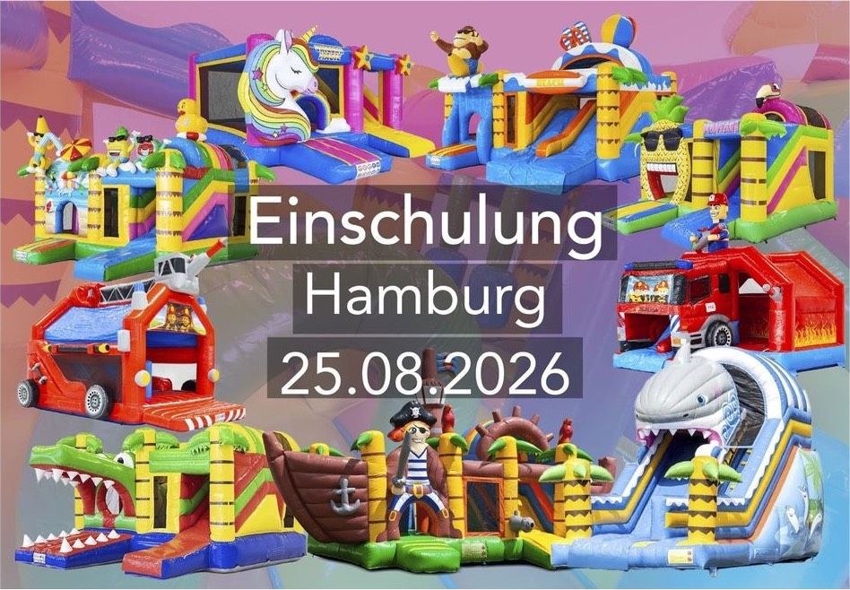 Hüpfburg Einschulung mieten bei Eventify – Hüpfspaß für jede Feier