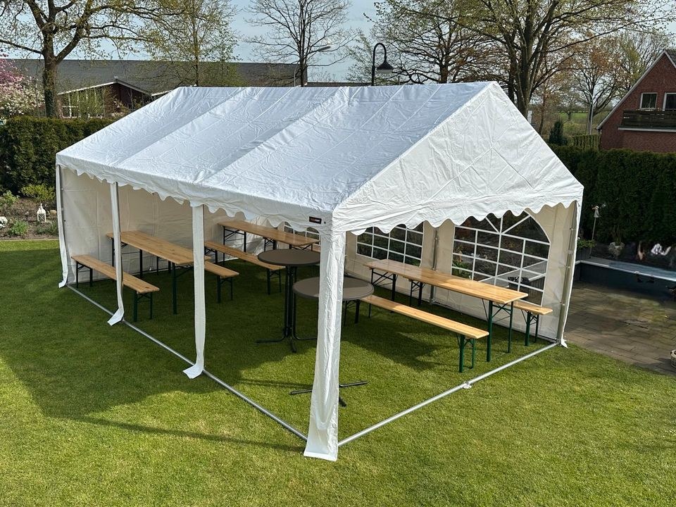 Partyzelt Festzelt PVC 4x4m 4x6m 4x8m mieten bei Eventify