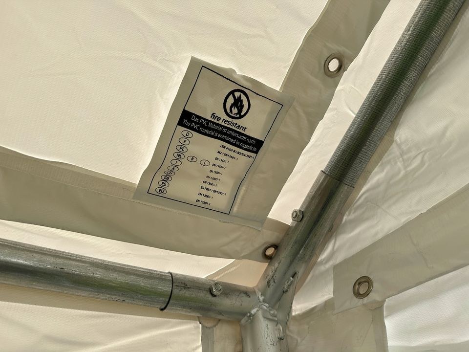 Partyzelt Festzelt PVC 4x8m mieten bei Eventify – für große Feiern – 4