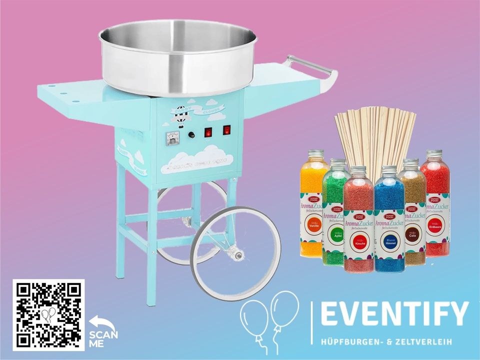 Zuckerwattemaschine Funfood mieten bei Eventify