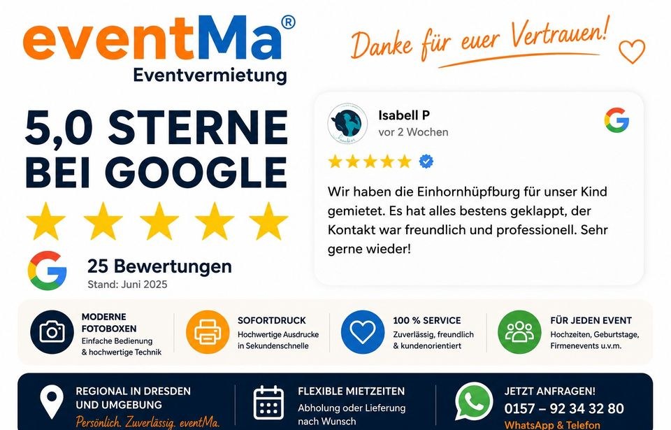 Hüpfburg Ritterburg Rutsche mieten bei eventMa - Eventvermietung – 3