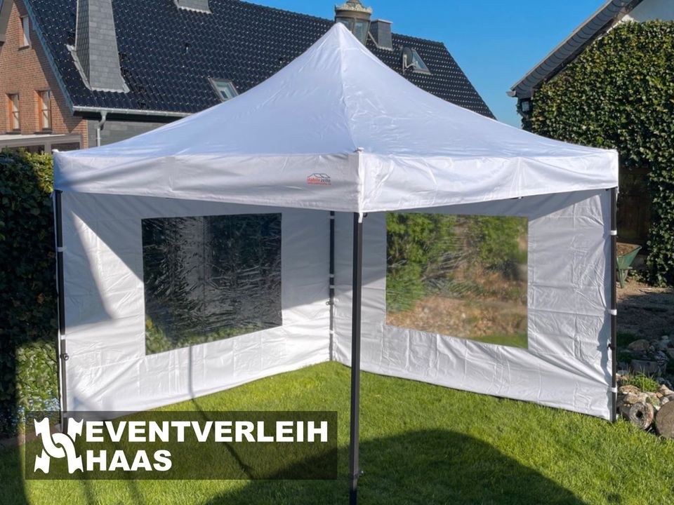 Pavillon 3x3m Outdoor mieten in Schleiden – in Minuten aufgebaut