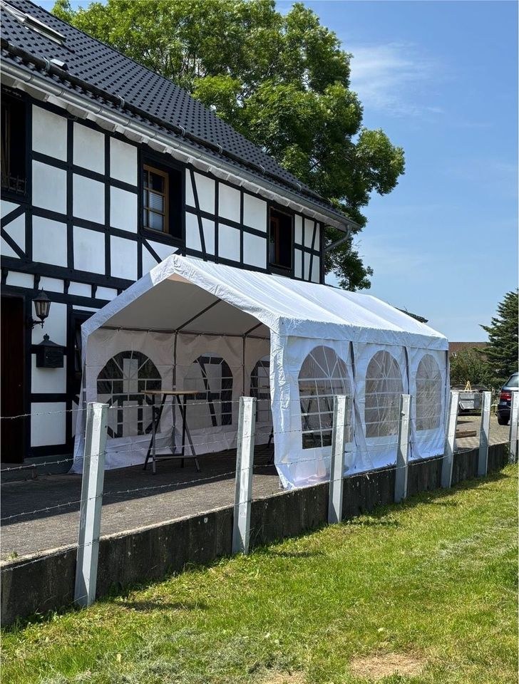 Partyzelt 3x6m Gartenparty mieten in Schleiden – für jedes Wetter – 2