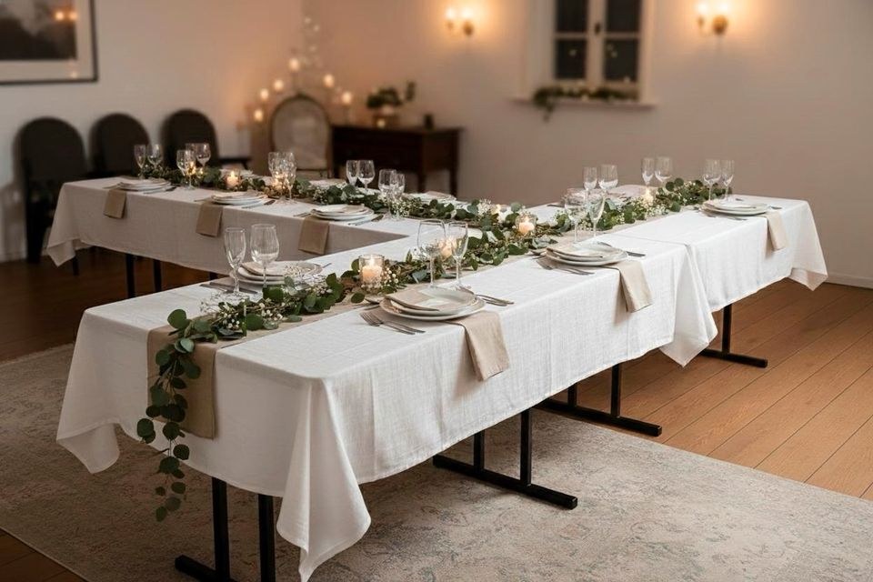 Banketttisch 180x80 cm mieten in Schleiden – Sitzplätze für alle – 2