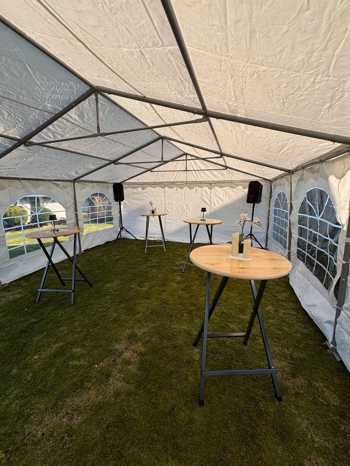 Partyzelt 5x6m 5x8m inkl Lichterkette optional mieten in Schleiden – 4
