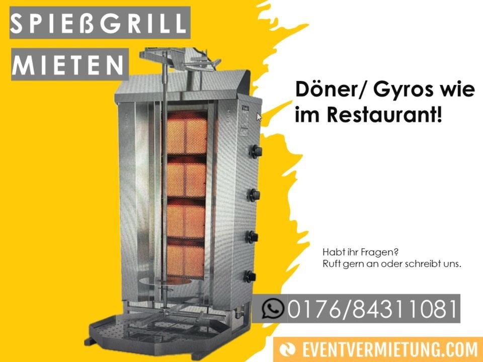 Spiessgrill Dönergrill Gyrosgrill Potis mieten bei C&L Eventvermietung