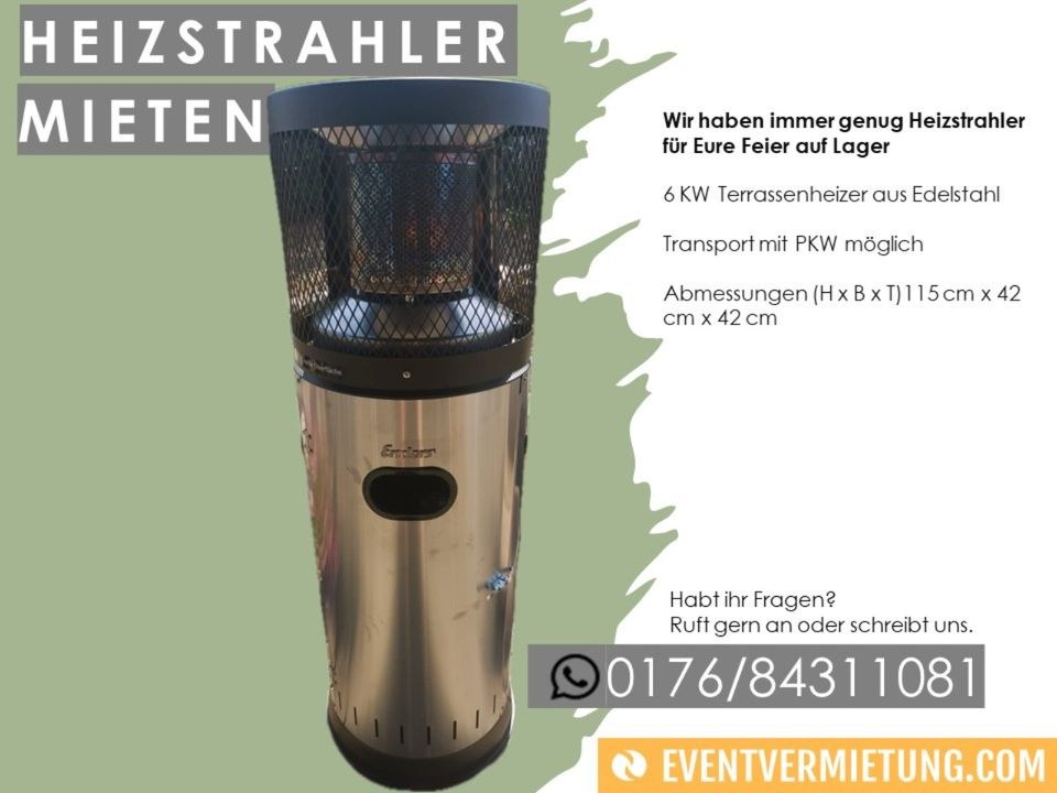 Heizstrahler mieten bei C&L Eventvermietung – Wohlfühlklima auf Zeit