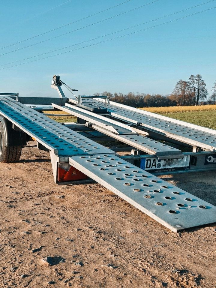 1,5t zGG Autotransporter Autotrailer Anhänger mieten in Darmstadt – 2