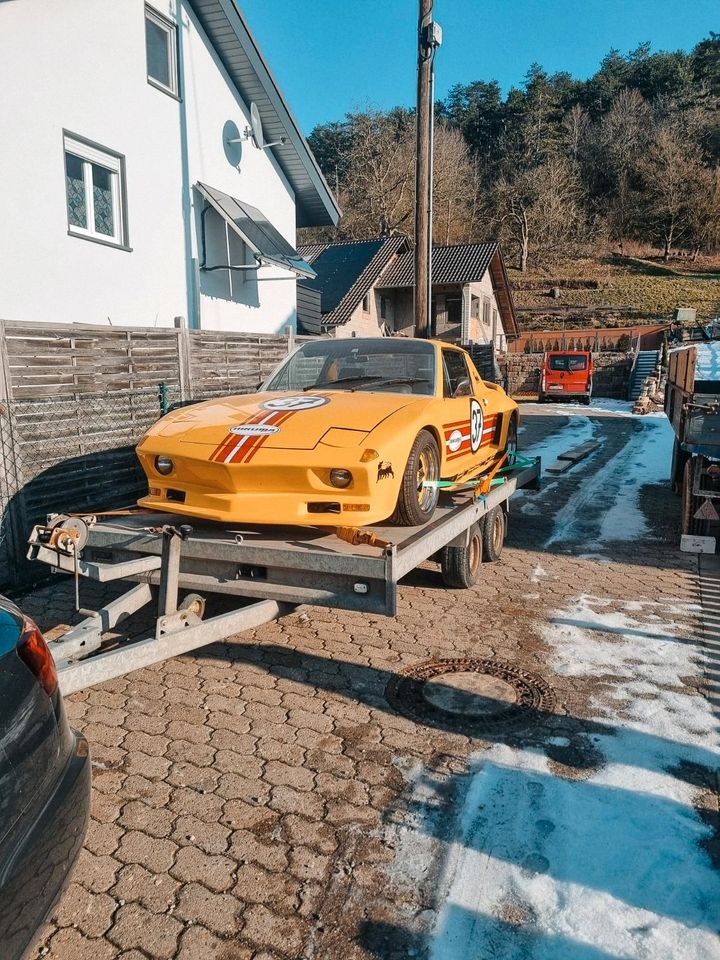 Autotransporter PKW Anhänger KFZ Autotrailer mieten in Darmstadt