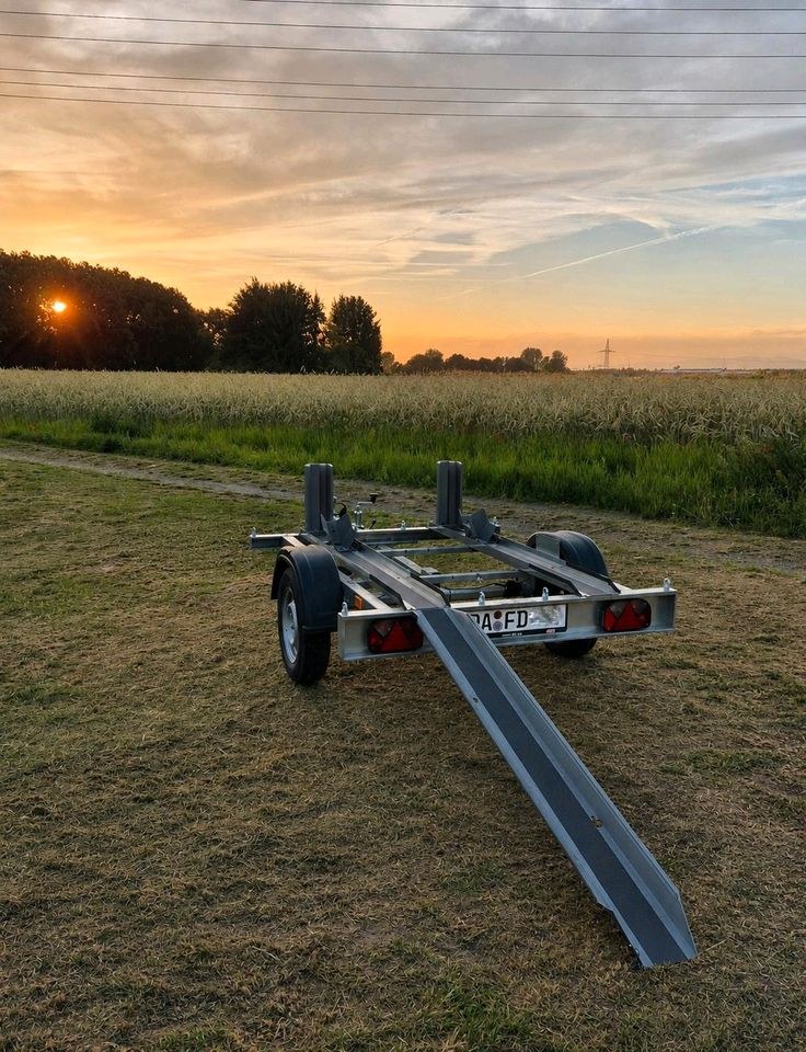2er 750kg Motorradanhänger Quadanhänger PKW mieten in Darmstadt