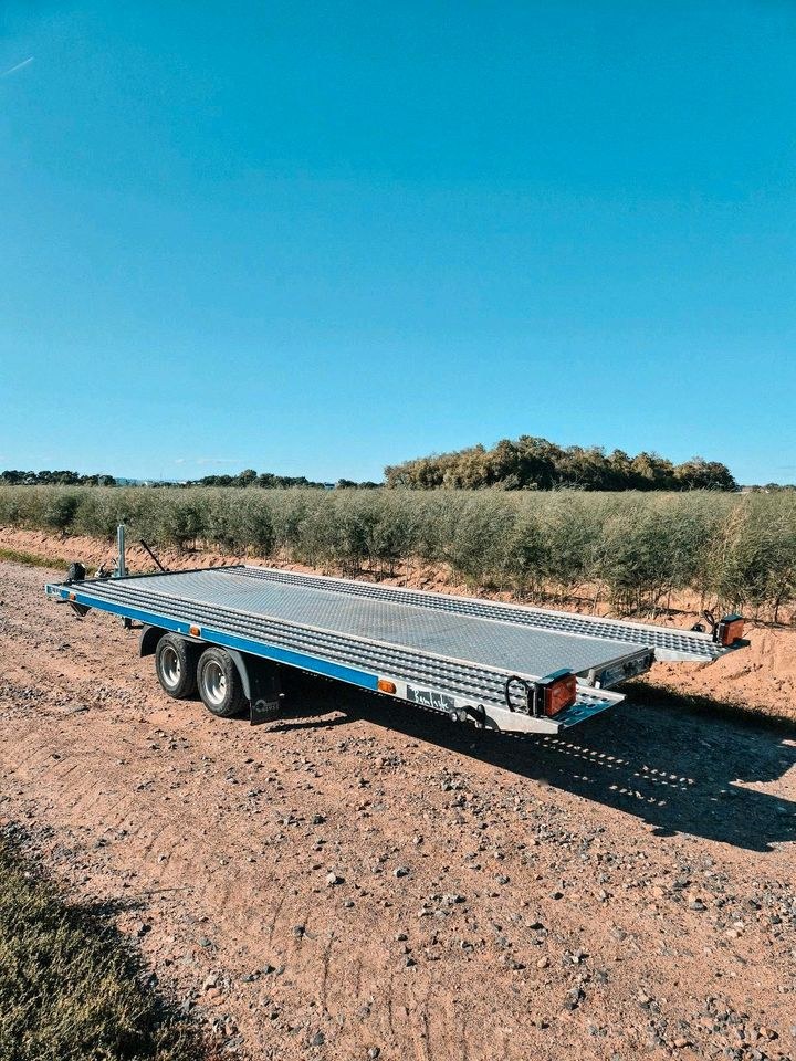 3000kg 5x2m Autoanhänger Autotransporter mieten in Darmstadt – 4