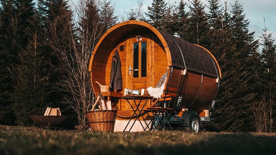 Sauna Mobile Holz Fasssauna Banja Mietsauna☀ mieten in Darmstadt – 4