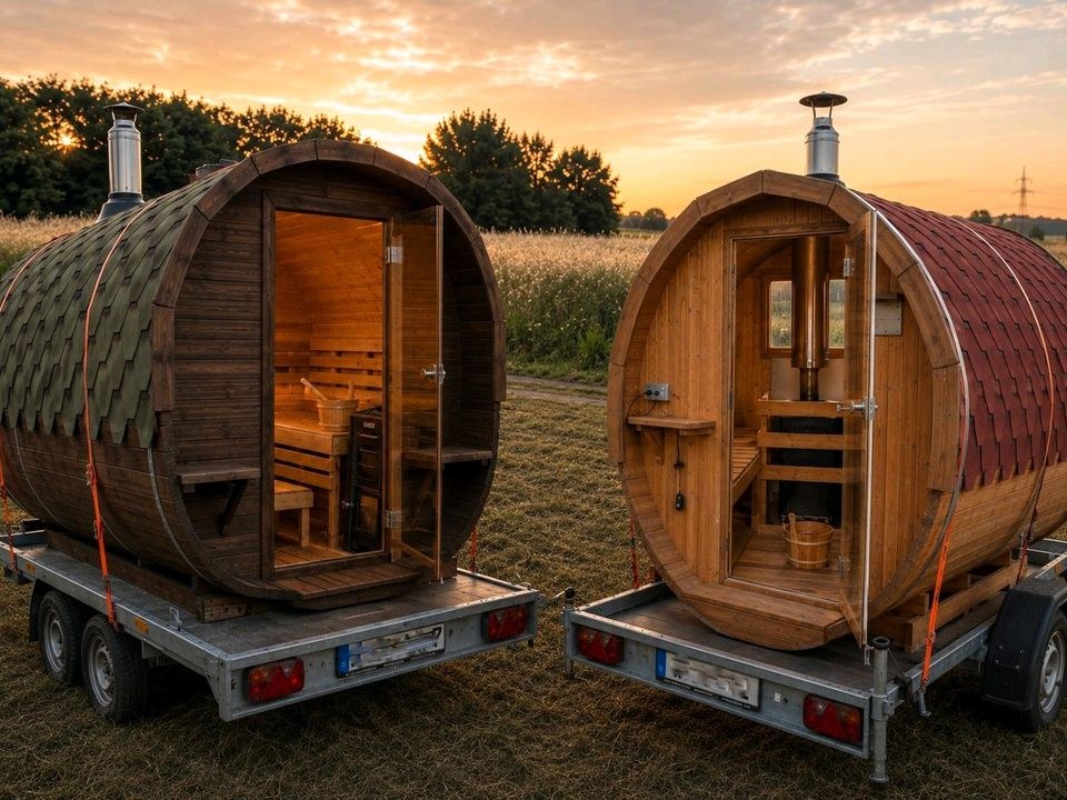 Sauna Mobile Holz Fasssauna Banja Mietsauna☀ mieten in Darmstadt