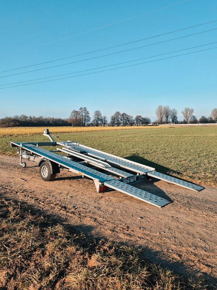 1,5t zGG Autotransporter Autotrailer Anhänger mieten in Darmstadt – 3