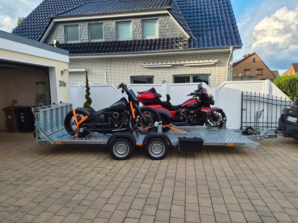 Motorradtrailer Motorradanhänger XXL mieten in Uplengen – 2