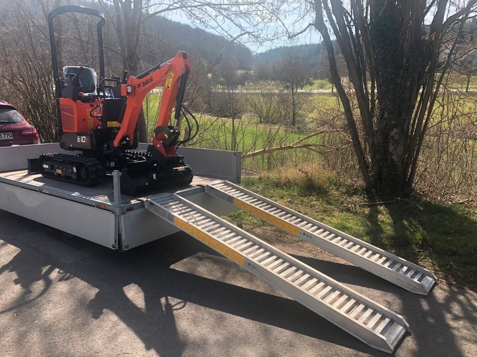 Anhänger 3,0t Auffahrrampen mieten in Aidlingen – für die Baustelle – 4