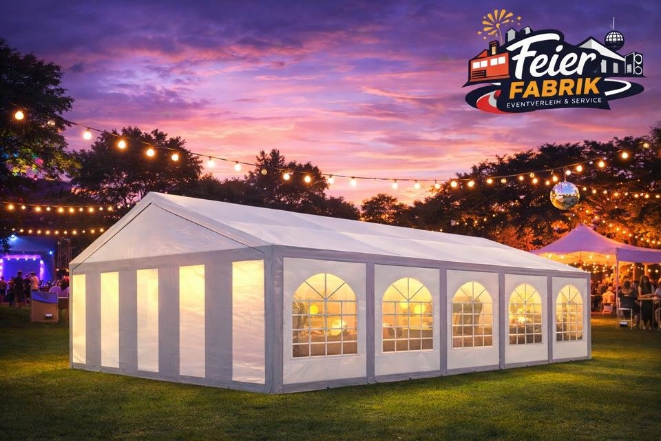 Festzelt Partyzelt 5x10m mieten bei FeierFabrik - Eventverleih