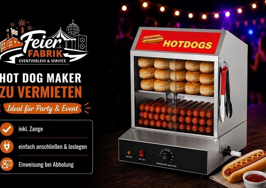 Hot Dog Maker Kindergrburtstag mieten bei FeierFabrik - Eventverleih