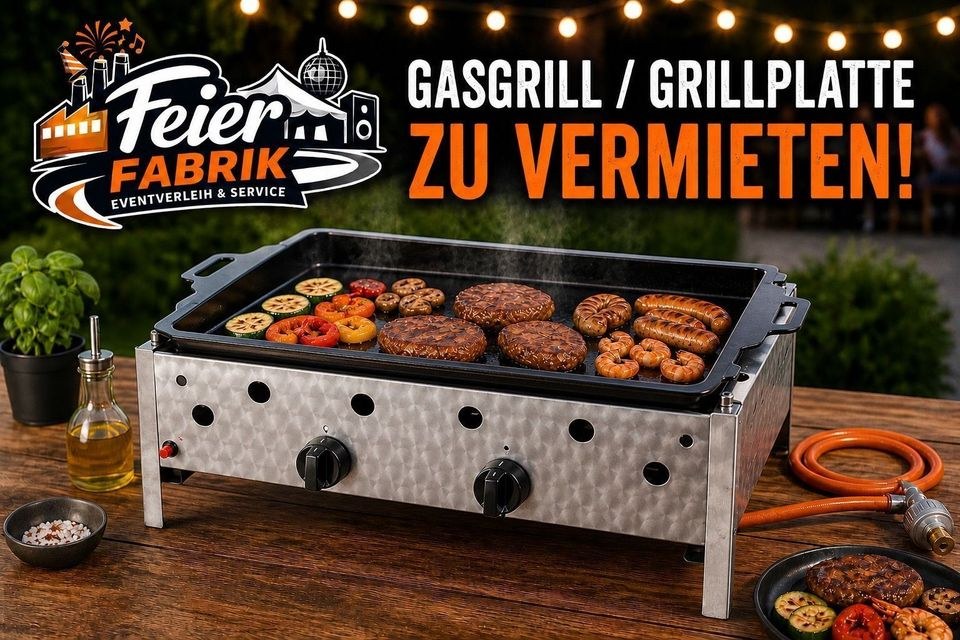 Gasgrill Grillplatte mieten in Weisenheim am Sand – für viele Gäste