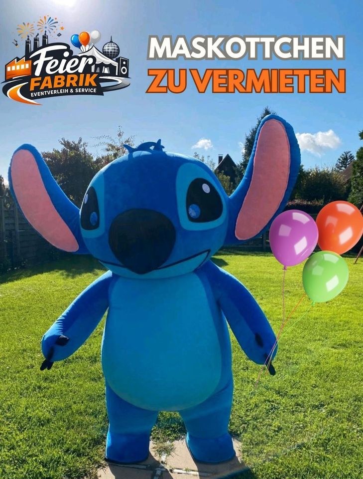 Maskottchen Kostüm Stitch Kindergeburtstag mieten