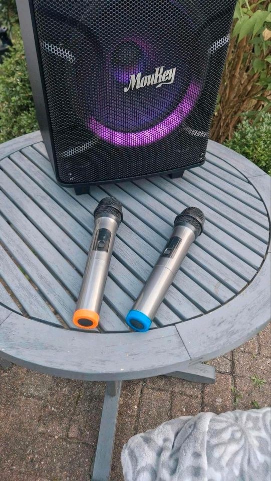Karaoke Box N 2 Mikrofone Discolicht mieten in Deutsch Evern – 2