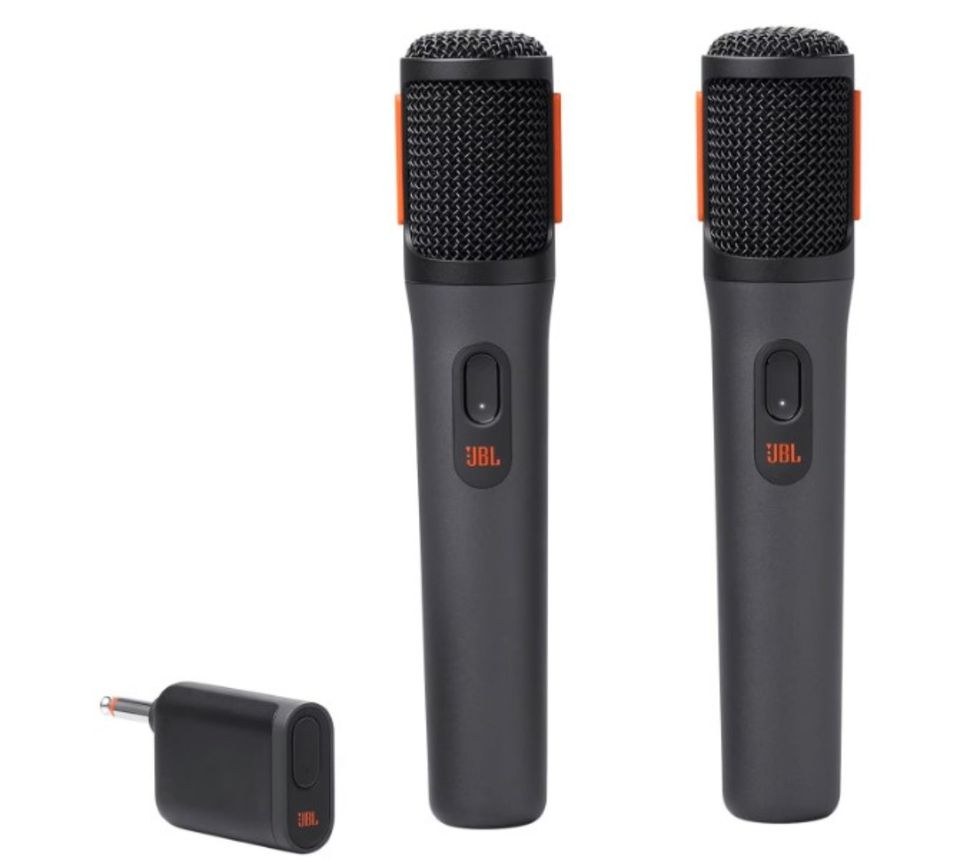 JBL wireless Mikrofone 2er Set Partybox Mic mieten in Deutsch Evern – 2