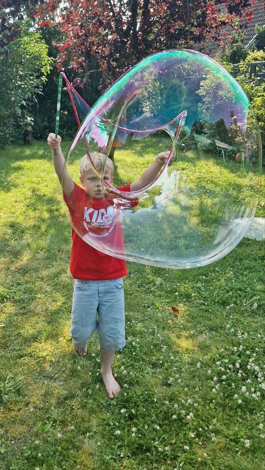 Riesenseifenblasen Set N Kindergeburtstag Spiele mieten