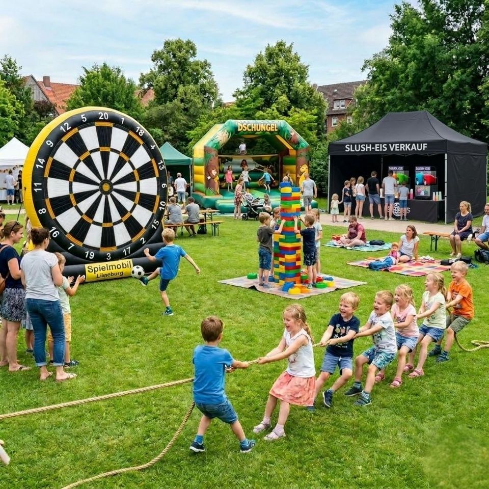 Spielmobil Lüneburg XXL Spiele Dart Action mieten in Deutsch Evern – 2