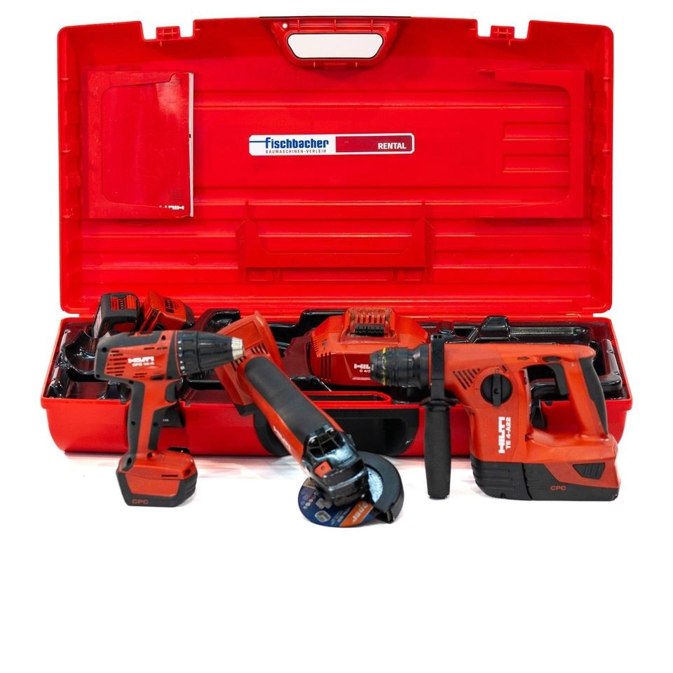 Hilti Bohrhammer Akkuschrauber Akku Flex TE 4 mieten bei Fischbacher – 2